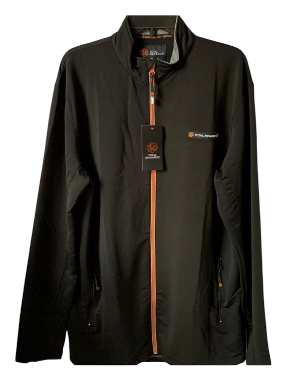 Total Rewards Casino Member Track Jacket Black Lightweight Athletic Jacket XL
